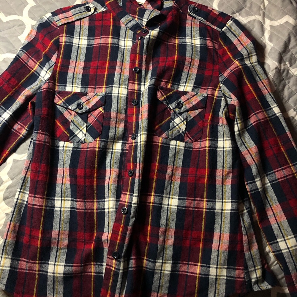 plaid flannel long sleeve